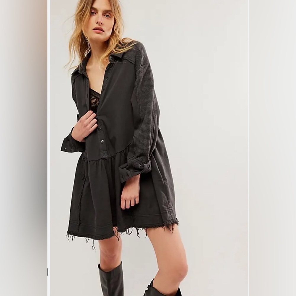 Free People Kenny Denim Dress